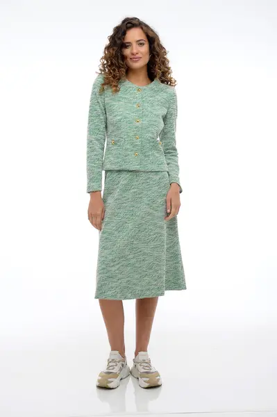 Casaqueto Tweed Verde