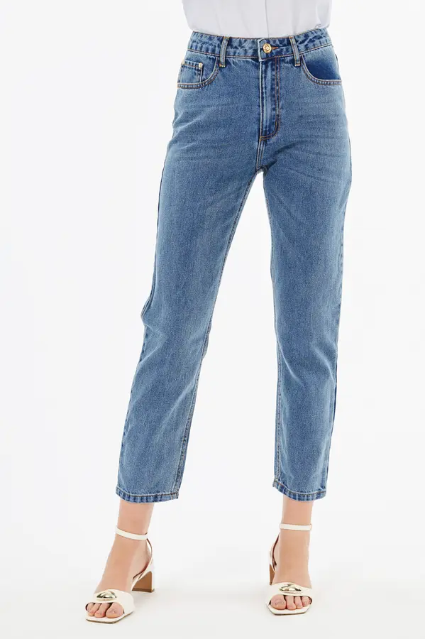 Calca Feminina Basica Jeans
