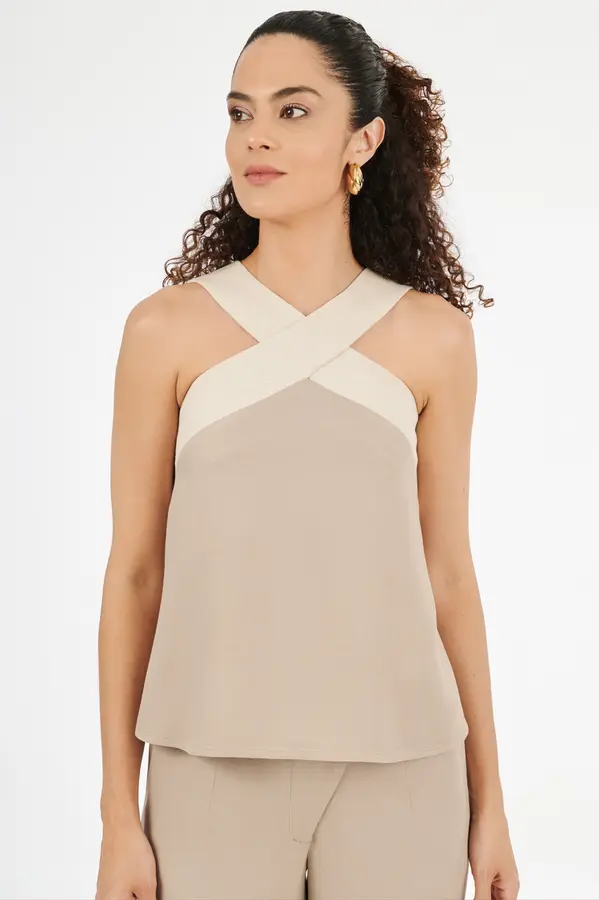 Blusa Francesca Decote X Fendi