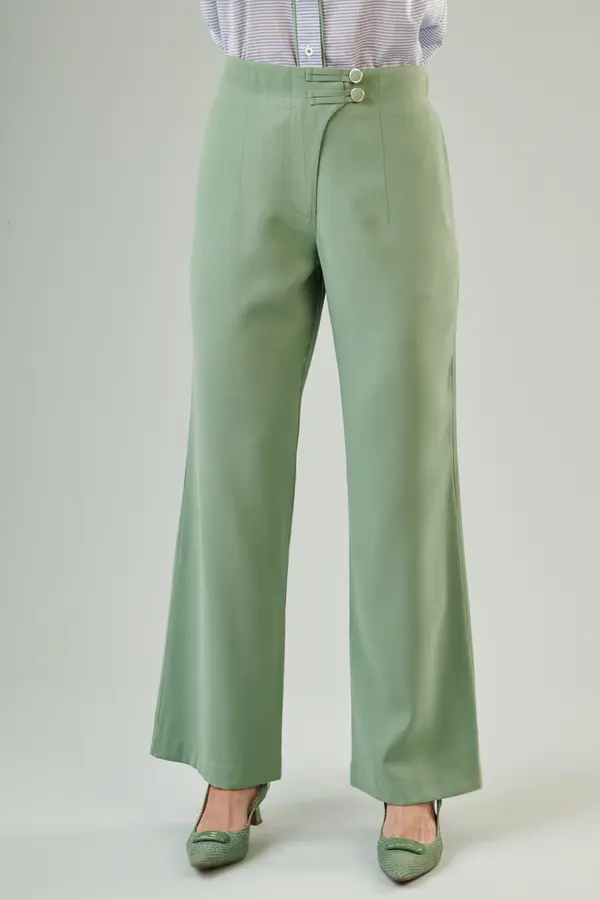 Calca Mandarin Verde Botânico