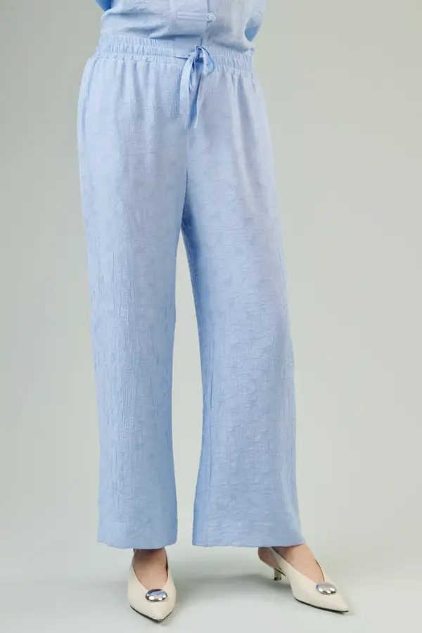 Calca Pallazzo Ice Blue