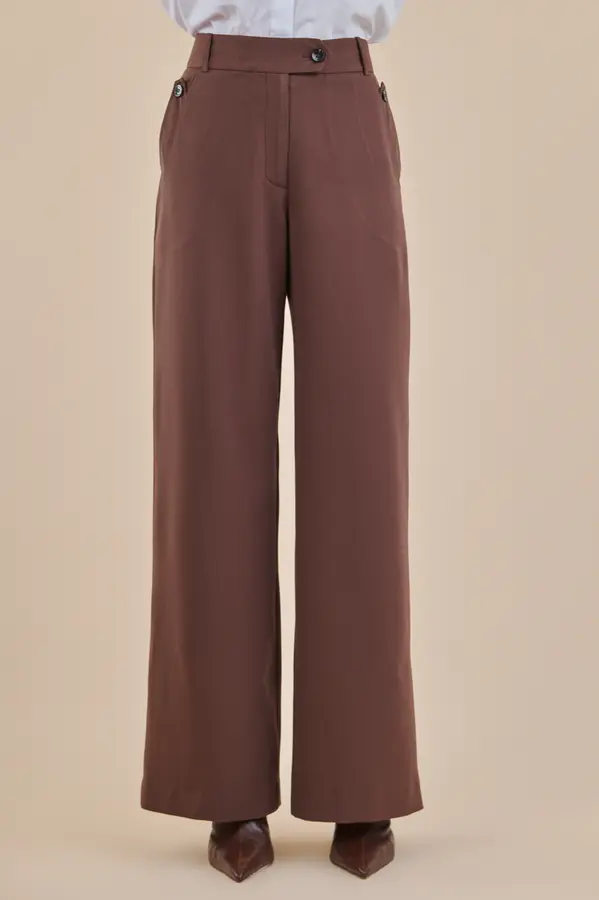 Calca Urban Wide Leg Cacau