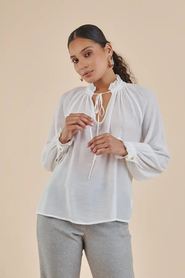 Blusa Poesia Off White