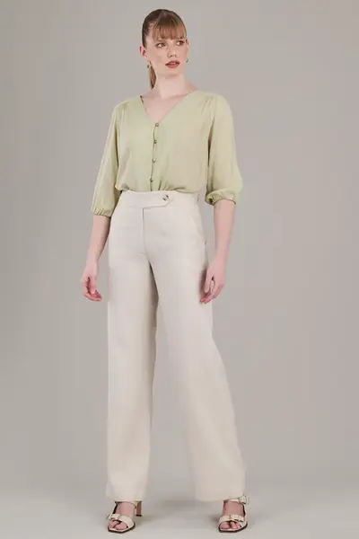 Blusa Capri Lurex Pistache