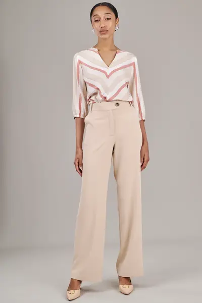 Blusa Listras Mix Metalic Listra Coral
