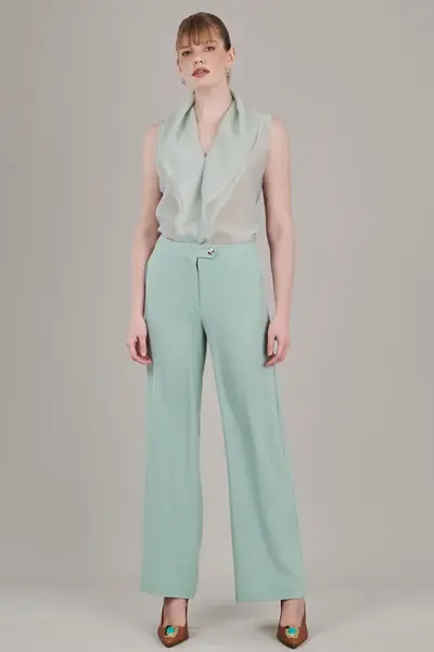 Blusa Pétala Sálvia