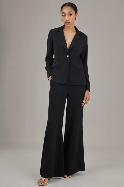 Pantalona Cós Largo Preto