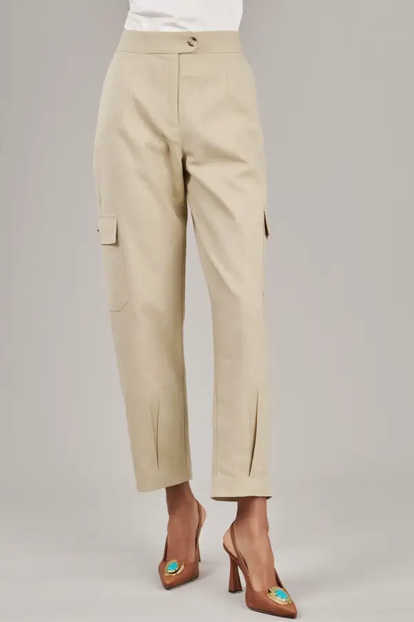Calça Cargo Safari Travertino