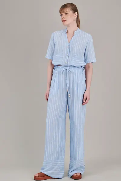 Calça Listra Horizontes Listra Azul