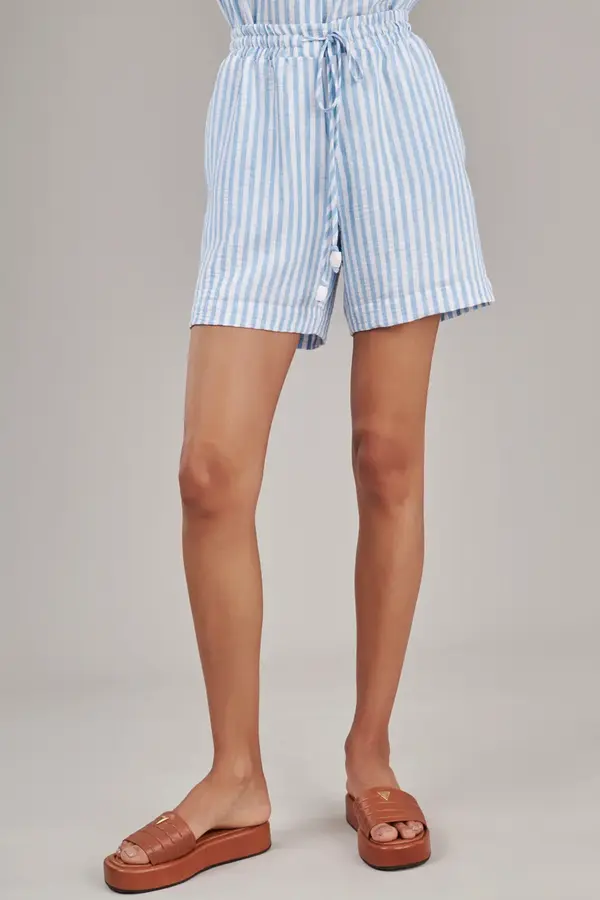 Short Sombra e Sol Listra Fina