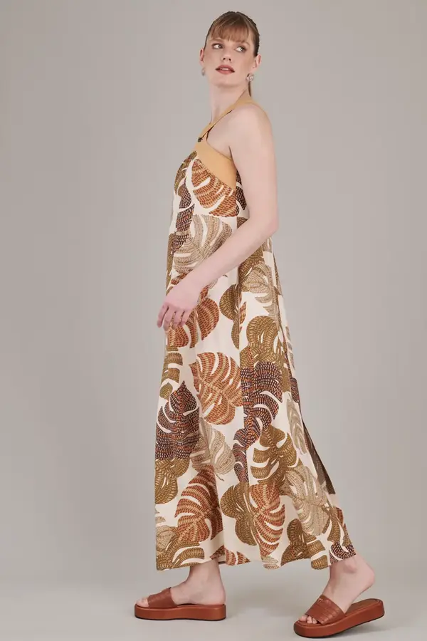 Vestido Urban Breeze Bege/marrom