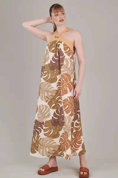 Vestido Urban Breeze Bege/marrom