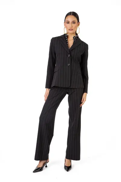 Blazer Minimal Check Preto/off White
