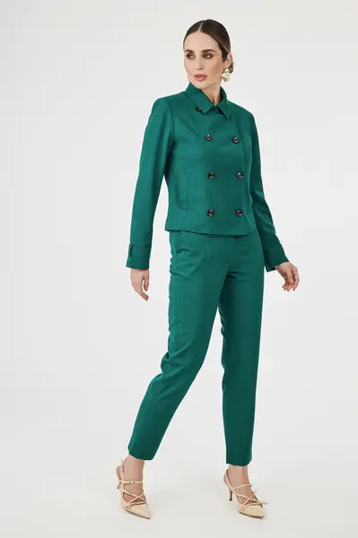 Calca Londres Cropped Verde Pinho