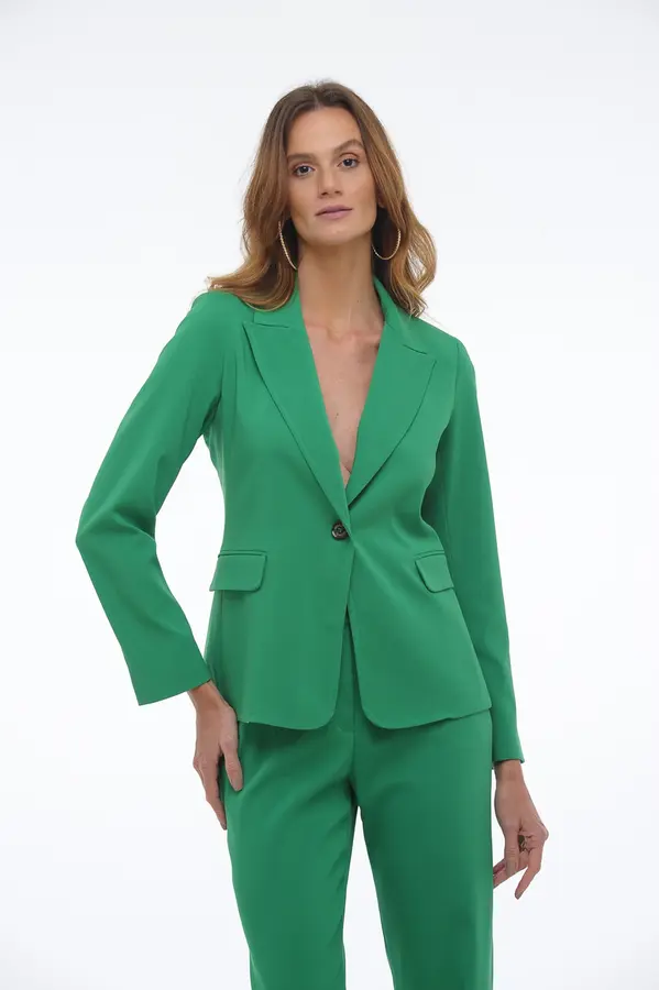 Blazer Classic Vogue Verde Esmeralda