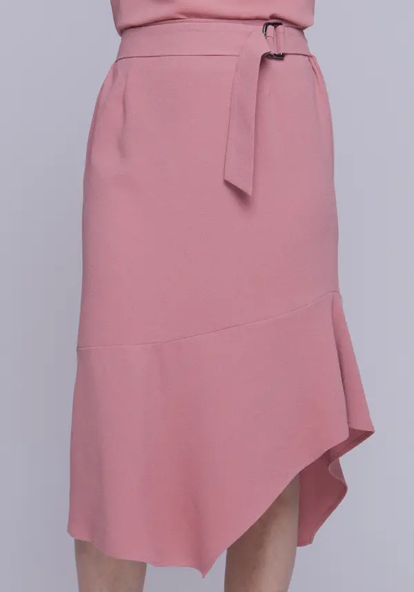 Saia Midi Crepe Stella
