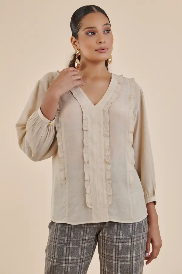 Blusa Calmaria Champanhe