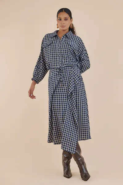 Jaqueta Vichy Marinho