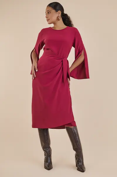 Vestido Pareo Burgundy